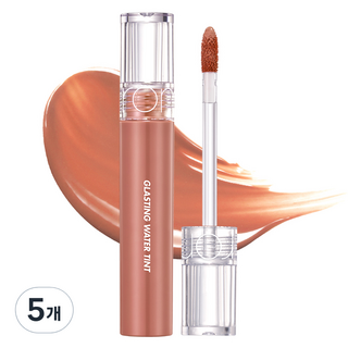 롬앤 글래스팅 워터 틴트, 15 누디 선다운, 4g, 5개