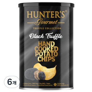 HUNTER'S gourmet Hunters洋芋片 150g 黑松露 酒食 高級洋芋片, 6個