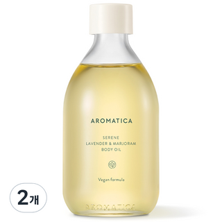 아로마티카 서렌 바디오일 라벤더 앤 마조람, 100ml, 2개