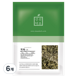 신선약초 국산 약쑥 강화사자발쑥, 100g, 6개