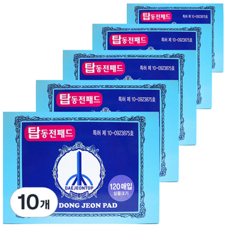 대전탑산업 탑동전패드, 10개