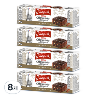 傑克迷你榛子佈朗尼, 150g, 8個