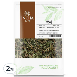 Incha 因茶 薄荷葉, 150g, 2個