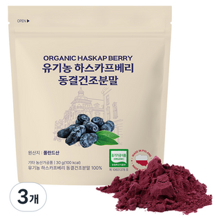 Real Care 有機沙棘果冷凍乾燥粉末, 30g, 3個