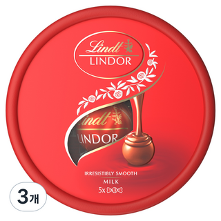 린트 린도볼 밀크 5p, 3개, 62.5g