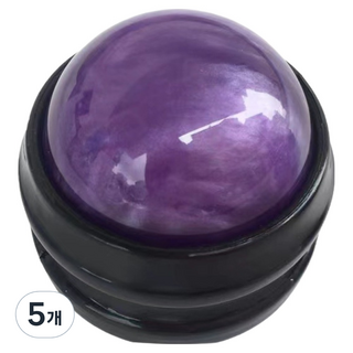 Clonine 簡約滾珠按摩球, 5個, 紫色