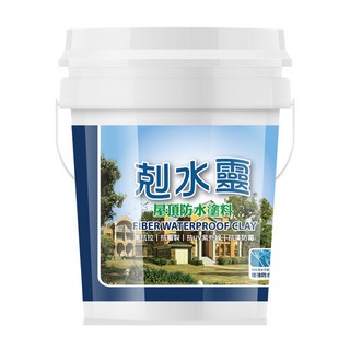 貓王KINGCAT 剋水靈屋頂防水塗料 K1-428 5加侖 彈性抗裂抗紫外線, 寶石紅, 18.9L, 1桶
