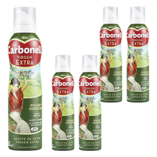 Carbonell 康寶娜 噴霧式特級初榨橄欖油 雙層鋁罐瓶身 真空氣噴瓶, 200ml, 5瓶