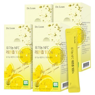 Dr.Lean NFC檸檬汁隨身包 14條入, 280g, 4個