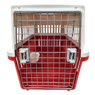 IRIS OHYAMA 愛麗思歐雅瑪 航空運輸籠 ATC670, 白/赤色, 1個