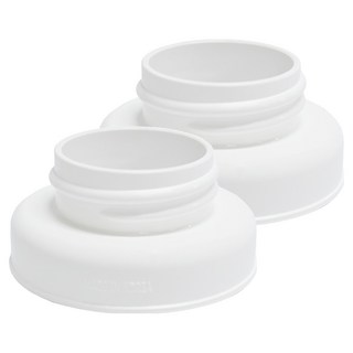 cimilre 馨乃樂 貝親+小獅王寬口轉接環 標準轉寬口奶瓶適用, 白色, 2個