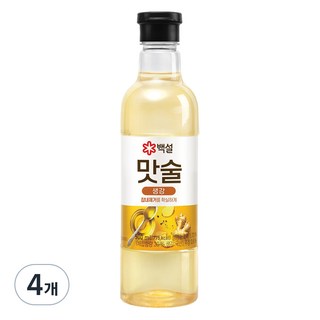백설 맛술 생강, 500ml, 4개