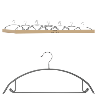comet home 無痕防滑衣架, 灰色, 10個