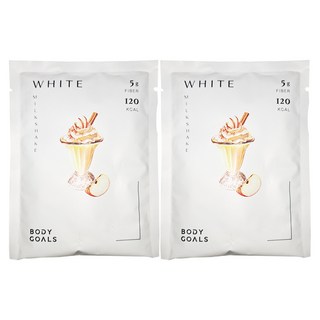 BODY GOALS 白奶昔 蘋果牛奶, 5g纖維, 120 KCAL, 30g, 2包