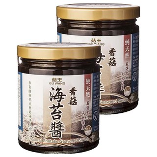 菇王 香菇海苔醬, 精選食材, 無添加防腐劑, 240g, 2罐