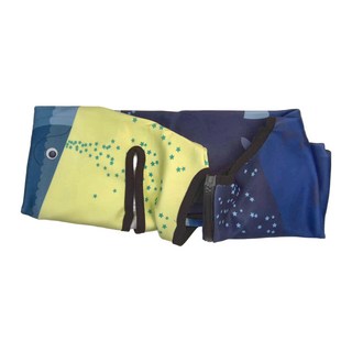 LittleChili 行李箱套 320g 混合, M(22~25吋), 藍色鯨魚