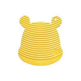 nishiki 錦化成 小熊維尼頭型 柔軟洗衣板 日本製造, 300017, 1個