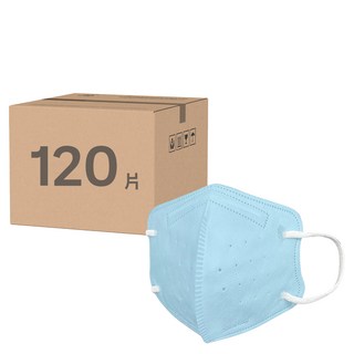 順易利 成人立體醫用口罩 細耳, 藍色, 30片, 4盒