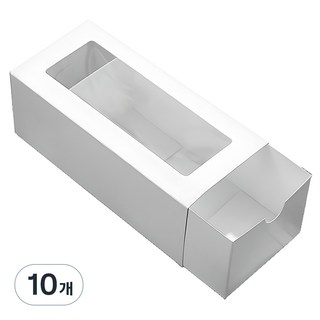 이홈베이킹 투명 윗창 상자 슬리브형 1708, 10개