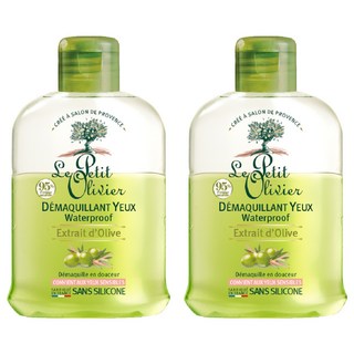 Le Petit Olivier 小橄欖樹 眼唇彩妝卸妝油, 防水, 橄欖萃取, 無矽靈, 125ml, 2瓶