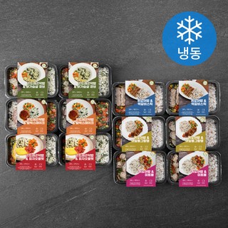 건강한끼 도시락 시즌2 6종세트 (냉동), 1.459kg, 2세트