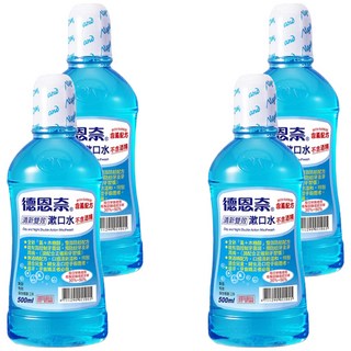 Day and Night 德恩奈 清新雙效漱口水 含氟, 500ml, 4瓶