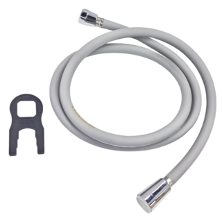 AQUADUO 自動排水軟管, 1.5m, 灰色