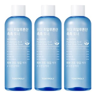 토니모리 원더 히알루론산 촉촉 토너, 500ml, 3개