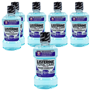 LISTERINE 李施德霖 全效護理抗敏感漱口水 250ml，深層舒緩，有效去除口腔細菌，保持清新口氣, 6瓶