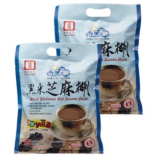 源順食品 自然笑顏 黑米芝麻糊 420g 沖泡方便 早餐下午茶宵夜皆宜, 2袋