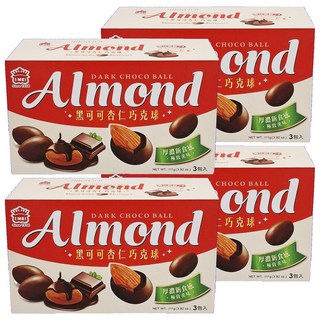義美 杏仁巧克球 黑可可 111g*4盒