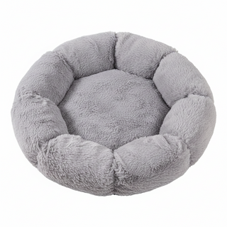 HISATO 軟綿綿花朵窩, 60cm, 灰色, 1個