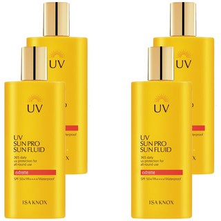 ISA KNOX 伊莎諾絲 UV Sun Pro 365極致防水防曬乳 SPF50+ PA++++, 4瓶, 70ml