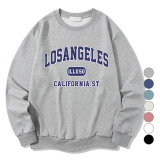 ILLUSO 男女通用 特殊雙面布料 標準洛杉磯大學T