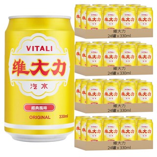 維大力 經典風味汽水, 330ml, 96罐