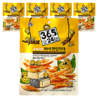 365.24 Sajo 一口吃明太魚乾 玉米奶油口味, 25g, 5個