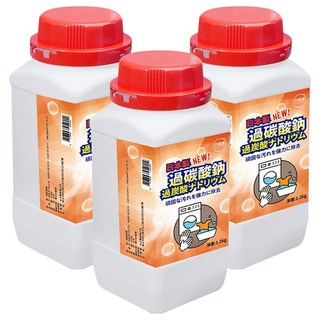 百貨通 過碳酸鈉去污粉 日本製, 3罐, 1.2kg