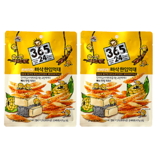 365.24 Sajo 一口黃太魚乾 玉米奶油口味, 25g, 2個