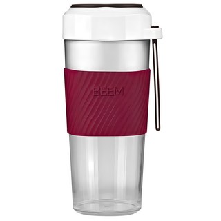 NAKASA 便攜式電動果汁機 300ml 304不鏽鋼刀, JB-1935A, 紅酒紅