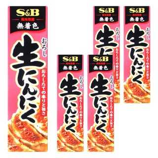 S&B 愛思必 生蒜醬 43g 新鮮研磨 多用途調味醬 蒜香濃郁, 5個