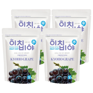 Ichibiya 優質水果乾 巨峰葡萄, 15g, 4包