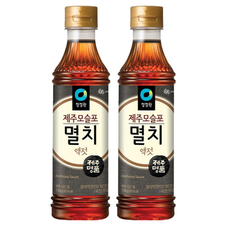 청정원 제주 모슬포 멸치액젓, 750g, 2개