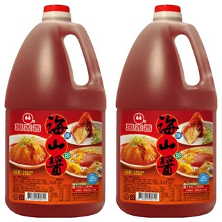 萬家香 海山醬 非基因改造黃豆, 4kg, 2桶