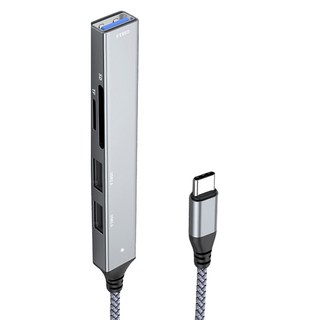 i-gota 愛購它 Type-C 5合1 極速擴展埠，USB 3.1 Gen1，SD/TF雙規格讀卡, GHB-004, 1個