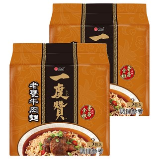 維力 一度贊 老甕牛肉麵 185g, 6包