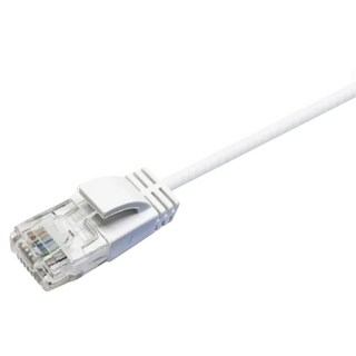 POLYWELL 寶利威爾 CAT6 極細高速網路線 RJ45 福祿克認證 PW15-W58-Q100, 10m, 白色, 1條