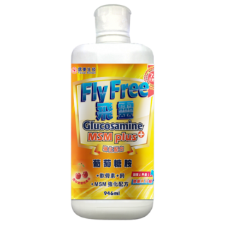 信東生技 飛靈葡萄糖胺液, MSM強化配方, 西印度櫻桃風味, 946ml, 1瓶