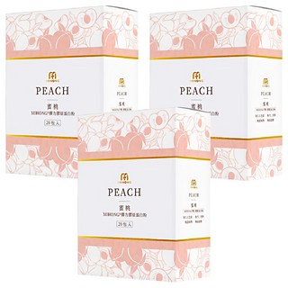 MIHONG 米鴻生醫 彈力膠原蛋白粉 閃耀蜜桃 4g, 20條, 3盒