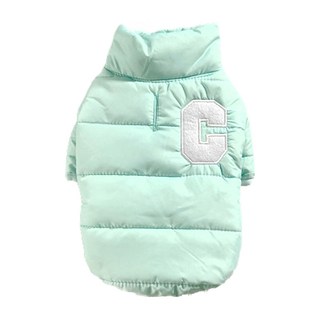 鋪棉外套 防潑水 拉繩洞 12號(M) 韓風 C字 果綠 1件, 果綠色