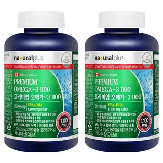 naturalplus 優質Omega-3膠囊, 180顆, 2罐